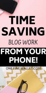 Blogging is a great way to make money online at home. Here is a list of ways you can use your phone to blog and make money online. #blogging #makemoneyonline #sahm