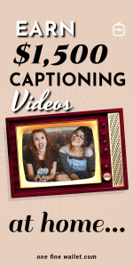 Wondering an easy way to make money from home? How about typing out captions for videos? This flexible online. work at home job can make extra money upto $1,500 a month. #makemoneyonline #moneytips #makemoneyfast #makemoneyonline #howtomakemoney #moneyfromhome #earnmoney