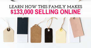 Learn how this family sells things they don't use and makes money online. Start your new work from home job today! #makemoneyonline #fleamarketflip #ebay