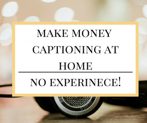 work from home as a captioner and make up to $1,500 a month at home. All you need is a computer and headphones and you are set. #captioner #workfromhome #makemoneyonline