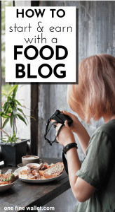 Learn how to start a food blog and make money with budget food photography ideas. Make money blogging . #blogging #bloggingtips #makemoney