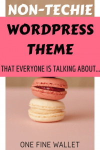 The best wordpress theme that everyone seems to be using. Its non-techie and beginner friendly that requires no fancy coding knowledge #wordpresstheme #bloggingfor beginners