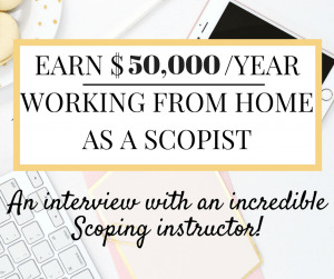 Everything you need to know about learning to be a scopist as a beginner and earn a full time income from home! #scopingjobs #scopistjobs #workfromhome #makemoneyonline #makeextramoney
