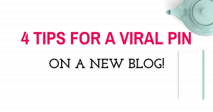 2 of my pins went viral on pinterest in my first month blogging. Here are quick tips on how you can do it too! #viralpins #pinteresttips #pintereststrategies #bloggingforbeginners