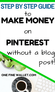 Here is my step by step guide that will show you how to make money on pinterest using affiliate marketing. Grow your income without having to create blog posts!