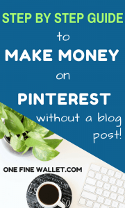 Here is my step by step guide that will show you how to make money on pinterest using affiliate marketing. Grow your income without having to create blog posts!