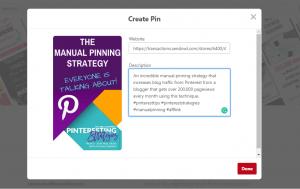 Learn a strategy to make money for beginning bloggers by pinning on pinterest #makemoneypinning #makemoneyonpinterest