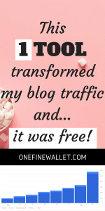 Learn this one tip that increased my blog traffic in my first month blogging. #pinteresttips #tailwind #tailwindtribes