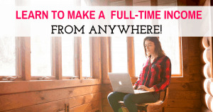 Learn to make a full time income from home! work from home jobs for moms, with a busy life and need a side hustle to make extra money online #makemoneyonline #sidehustles #workfromhome #workfromhomejobs