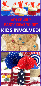 4th of july party ideas and food treats that are easy to create with kids. This will make a great independence day treat for the family #4thofjuly #patriotic #independenceday