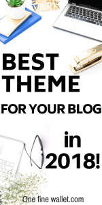 Learn how to start a blog with the best wordpress blog theme in 2018 to that stunning professional website for your blog or business #wordpress