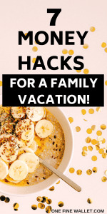 Budget family vacations : How to save money for a travel with kids