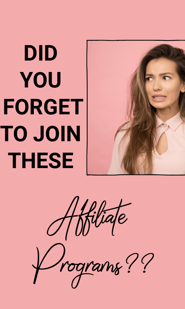 Make money with these 10 affiliate marketing programs every new blogger must join #affiliatemarketing