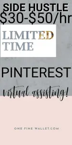 Like a work at home job that pays you to set up, manage and grow a pinterest account. Pinterest virtual assistant jobs that make you upto $50 an hour