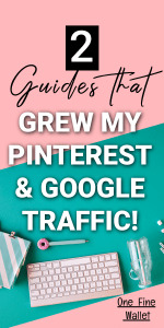 Learn how to get traffic to your blog from pinterest and Google with the only two ebooks that worked! #blogging #startablog #pinterestmarketing