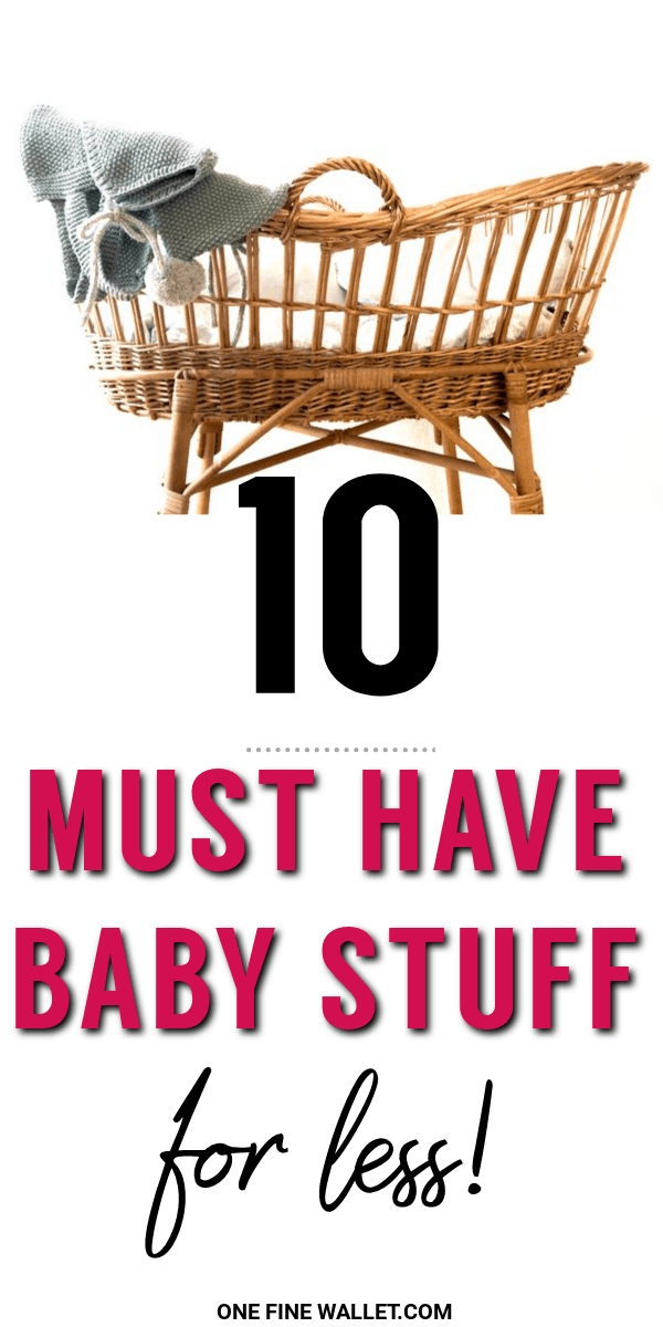 Learn how to get 10 must have baby stuff for a lot less! This is perfect for new moms who are looking to for some baby budget ideas