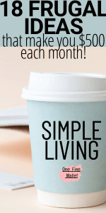 Want financial freedom? Here are my top 18 frugal living tips that will help you save $500 each month. #frugaltips #money #savingmoney #savemoney #frugallife #frugaltips