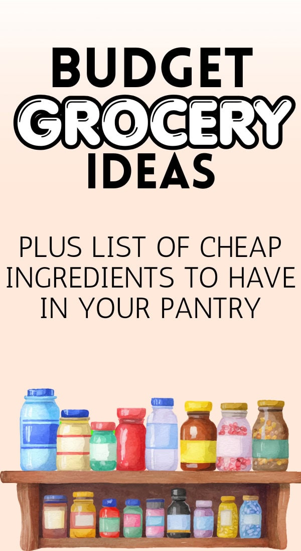 Budget Grocery list