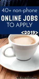 Non phone work from home jobs