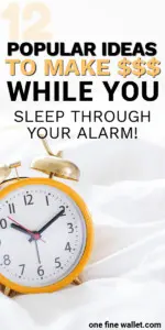 Passive income ideas that will make you real money while you sleep! 12 Money making ideas in here