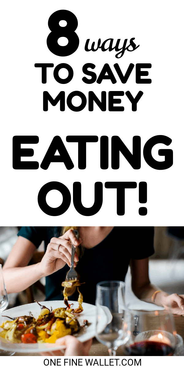 Eating home food is great and budget friendly, but how do you save money eating out? Here are tricks that will help you with BIG savings when dining out. #dining #foodbudget #eatingonadime #budgeting #frugalliving #savingmoney #moneytips