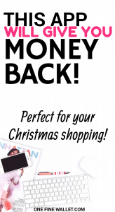 Save money on Christmas gifts for family, for friends, for parents or for kids. This one legit app will give you cash back on your online shopping at leading stores. You must check this out> #christmas #christmasgifts #savemoney #budget #cashback