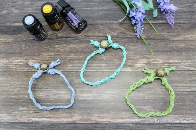 three diffuser bracelets