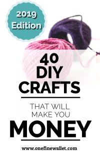 Here are new hot crafts to make and sell in 2019. They are cheap and mess-free crafts that will make you money. Are you ready? #crafts #makemoneyfromhome #howtomakemoney #makemoney #freeclasses #diy #sidehustles