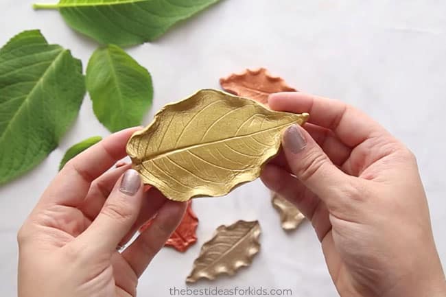 hand crafted leaf dish - crafts to sell and make money