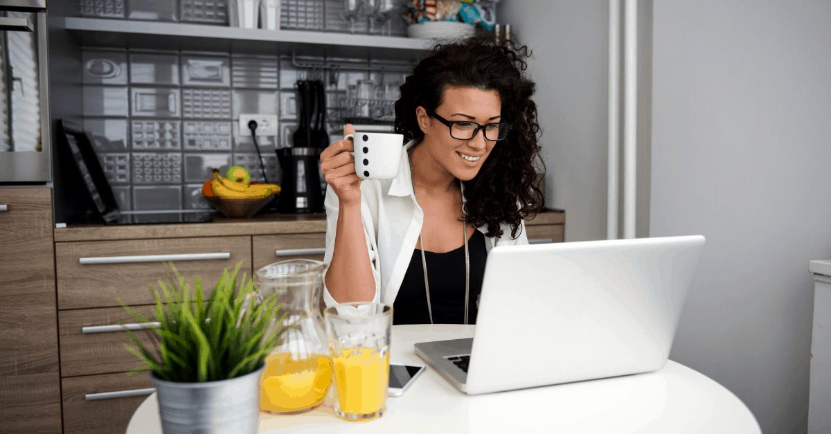 Business at Home for Women Business woman working at home stock image