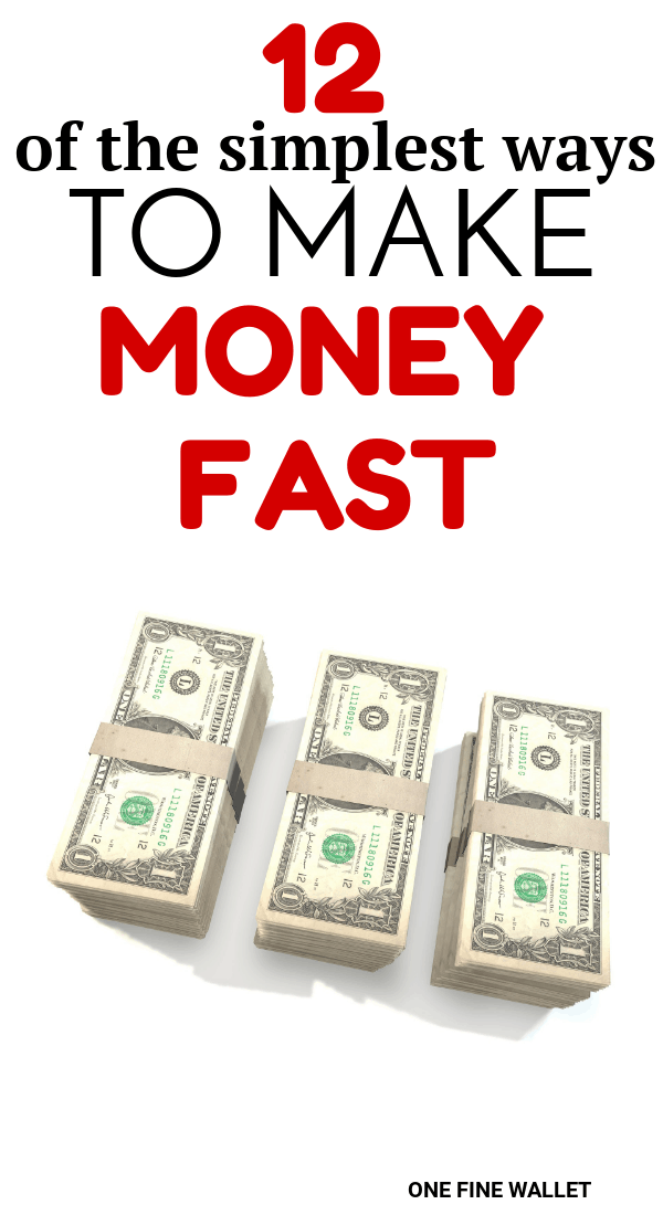 12 Ways To Make Money Fast Today One Fine Wallet - learn all the tricks to make money fast today easy side hustles at home that