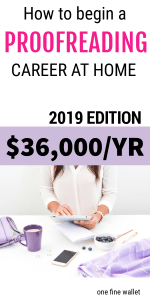 Learn how to become a proofreader at home. Read how this stay at home mom makes money from home