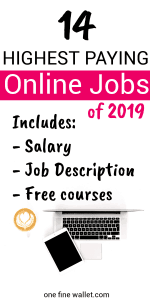 Here are 14 high paying online jobs for moms looking to work from home. These are legitimate work at home jobs that will make you a full time income.