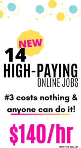 Best online jobs from home that pay well