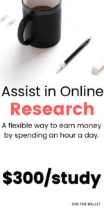 Earn money with Respondent, by helping researchers with their study. Its a flexible online that make make up to $140 an hour.