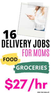 Delivery driver jobs for moms to make an extra income in your spare time. Make extra cash delivering groceries and food!