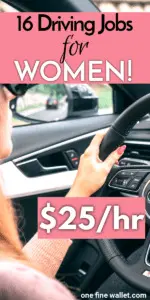Delivery driver jobs that are suitable for busy women. This can be a good idea for stay at home moms looking for an extra income.