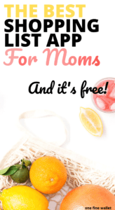 Save time and Money shopping! A free phone app to help you and your family stay organised. Try the Cozi App>