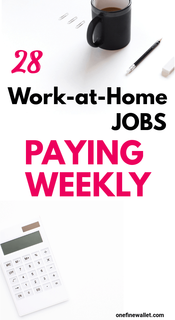 28 Online Jobs that Pay Weekly Through PayPal {2021 List of Companies