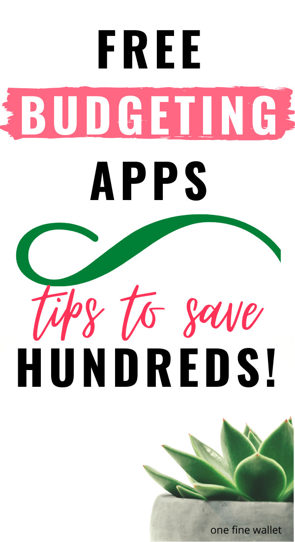 Budgeting your finances with these free apps to save money. Frugal living tips to save hundreds each month!