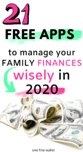 Free phone apps that will help you manage your family finances better in 2020. Financial planning tips>