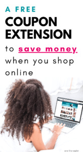 Check out the free Honey browser extension that gives you automatic coupon codes when you shop online - saving money and helping you stay on your budget!