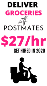 Join the postmates fleet! Become a Postmates delivery driver and make money delivering groceries, food and drink. Make up to $27/hr.