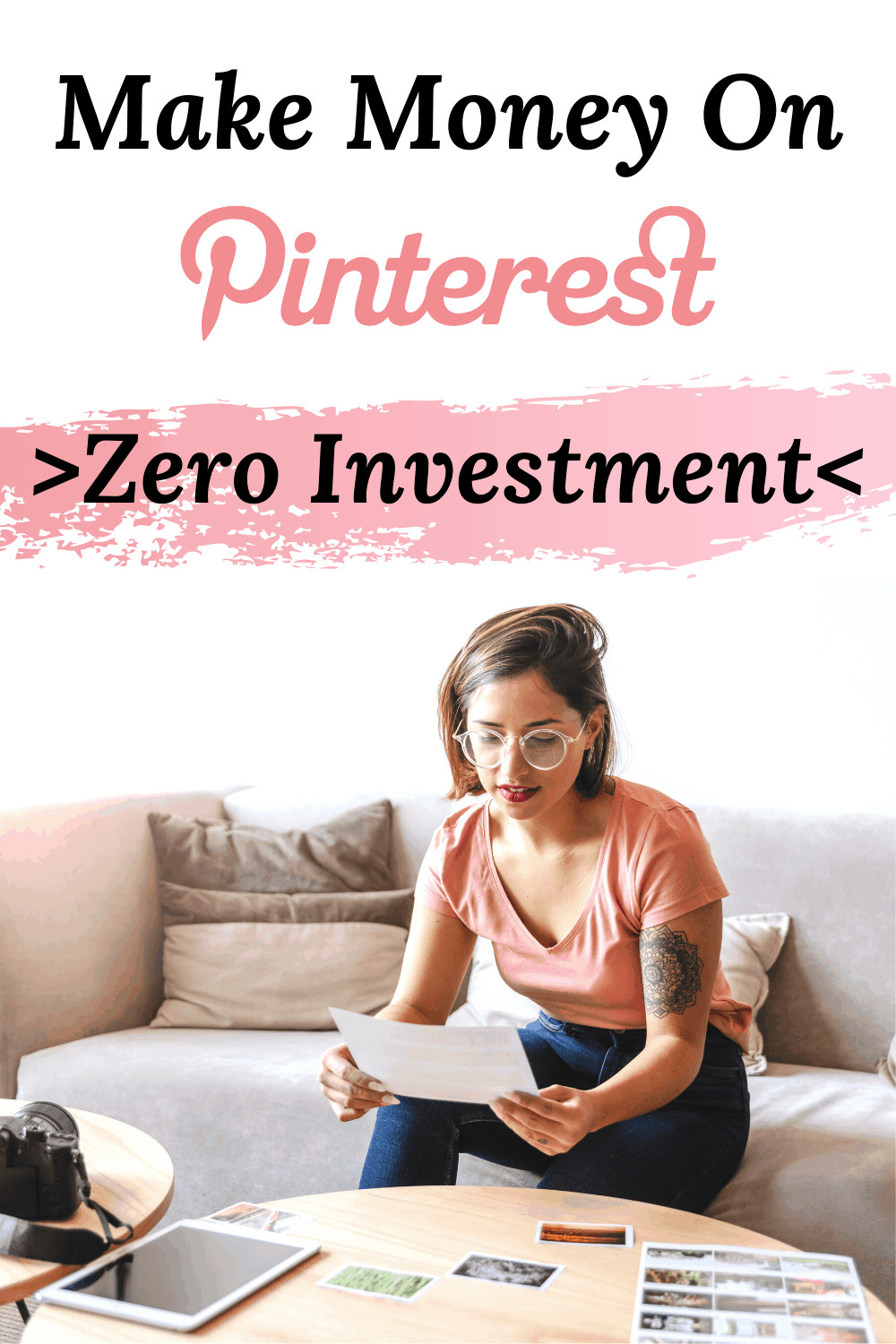 Make money on Pinterest with affiliate marketing. Learn how to use affiliate links to make money with or without a blog. Make money online