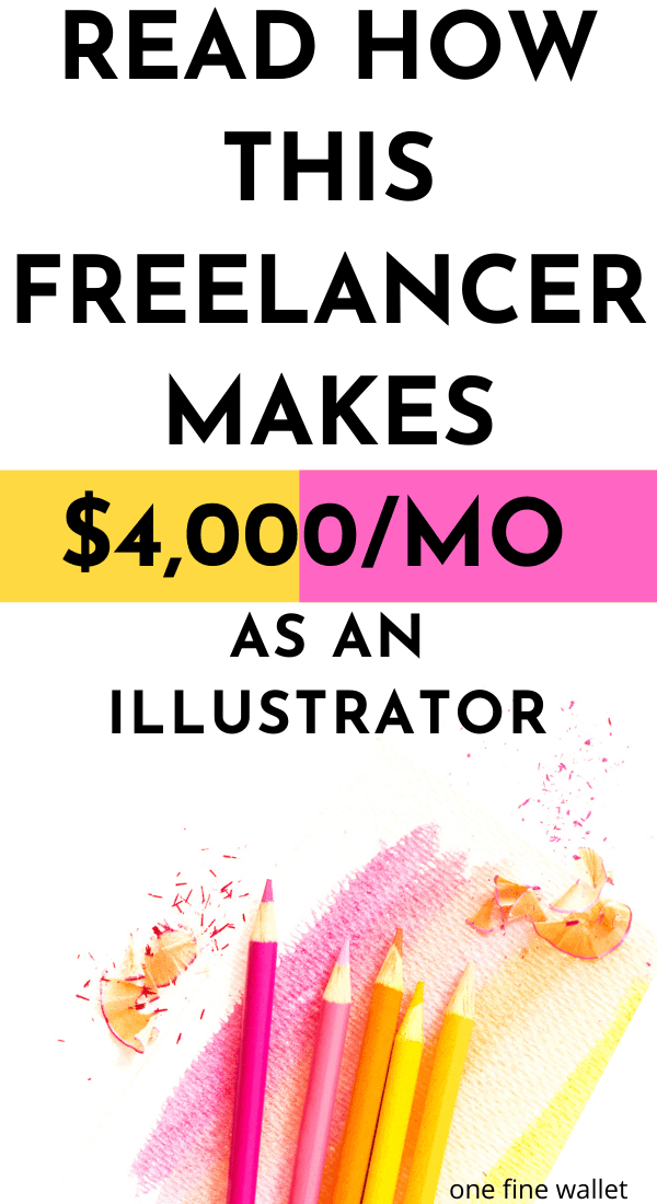 Make money online as a freelance illustrator. 