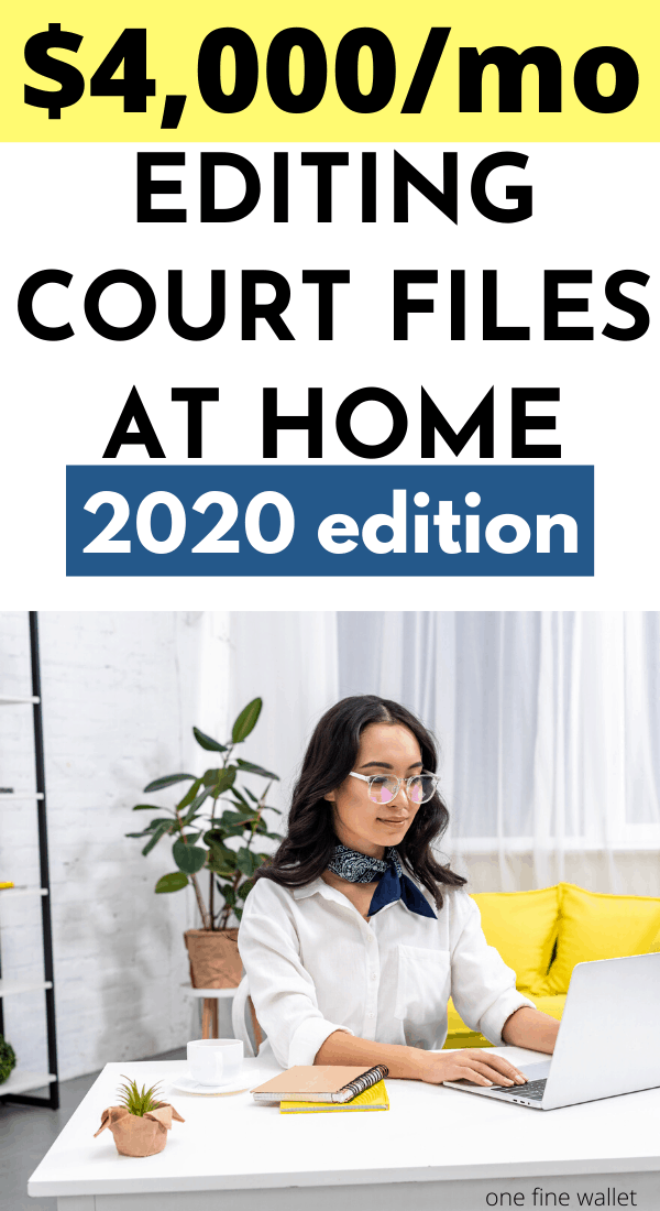 Scoping jobs: Make money from home as a scopist editing court room files. A lucrative side job that pays well.