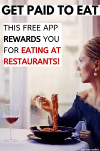 Seated is a free app that pays you to eat at their participating restaurants. Earn cashback from your total bill with this app.