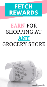 Fetch rewards: Earn money online from your shopping receipts. Frugal living tips