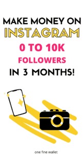 Can you make money on Instagram? Here is how to grow a follwing without a blog and make money on social media.