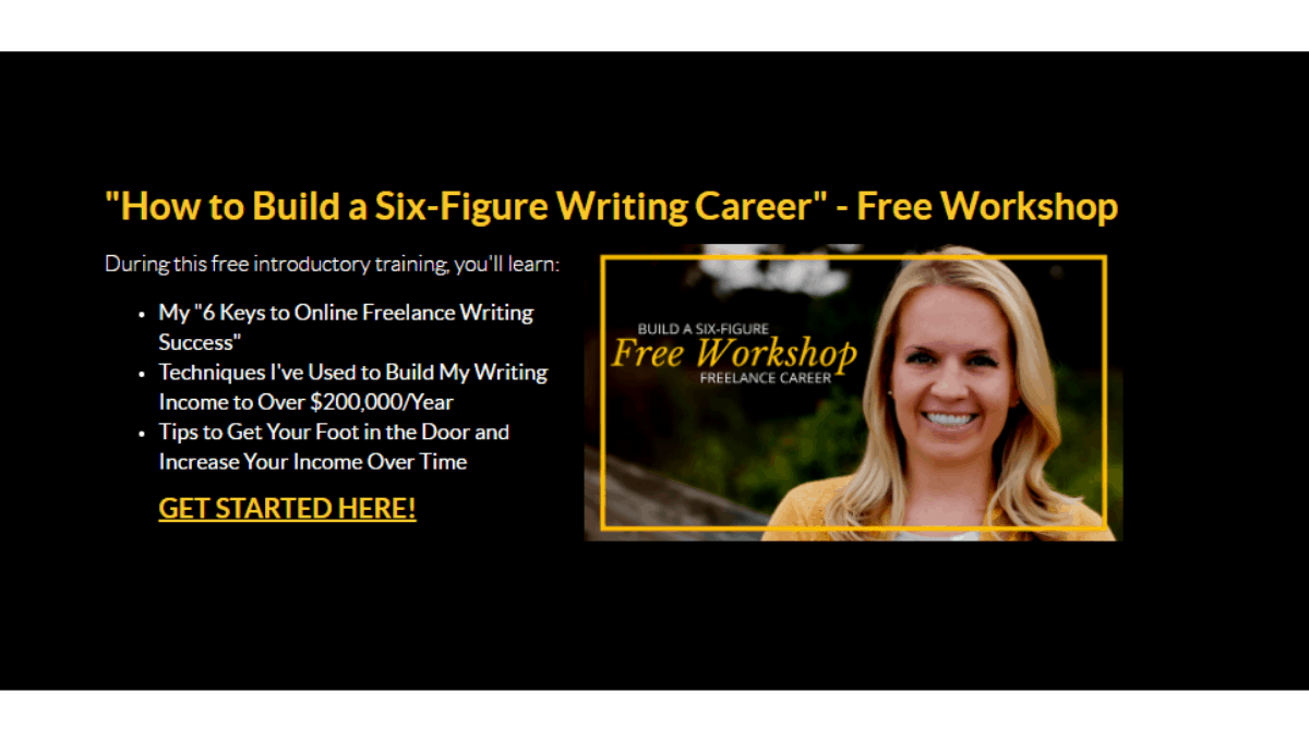 free online workshop for writers.
